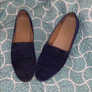 Franco Sarto Blue Slip Ons sz 8.5